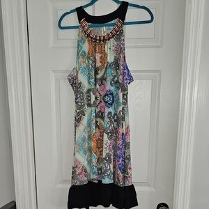 NWT Shoreline Multicolor Beaded Dress